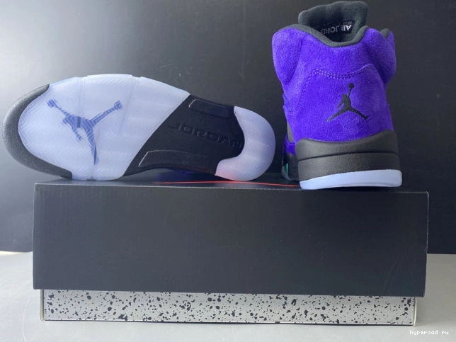 136027-500 Retro 5 Air Jordan Grape Alternate 1213